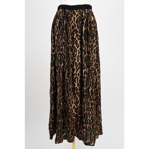 NWT Staley Gretzinger Silk Leopard Print skirt Size M